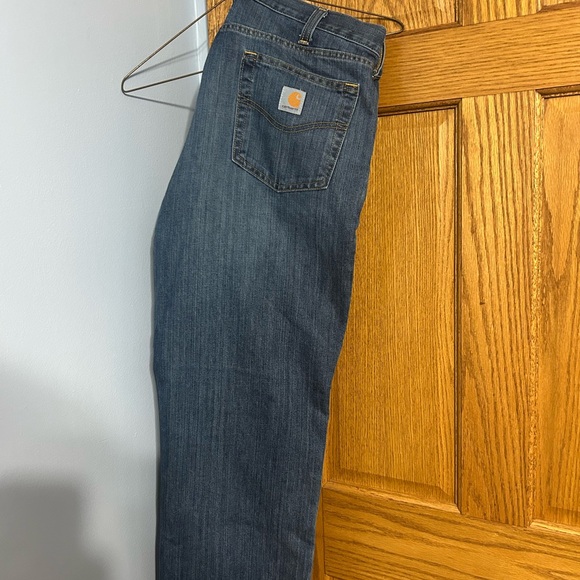 Carhartt Classic Blue Jeans with Yellow Stitching - Picture 1 of 3